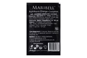 Чай концентрат Обліпиха-апельсин-кориця Maribell м/у 50г