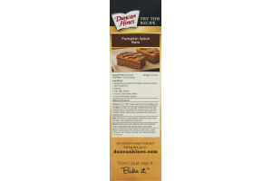 Duncan Hines Limited Edition Decadent Pumpkin Spice Cupcake Spice Cake & Frosting Mix