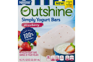 Nestle Outshine Simply Yogurt Bars Strawberry - 4 CT