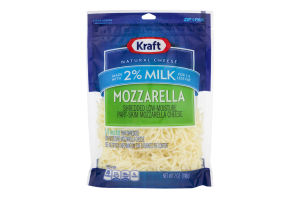 Kraft Natural Cheese Shredded 2% Milk Mozzarella