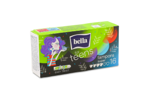 Тампони For teens super 16шт Bella
