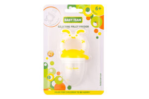 Фрут фідер для дітей від 6міс силіконовий №6203 Baby Team 1шт