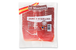 Хамон ломтики ETG Серрано el Maestro лоток 250г