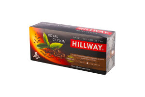 Чай черный байховый мелкий Royal Ceylon Hillway в/с к/у 25х2г