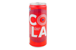 Напиток безалкогольный сильногазированный Smart Cola Живчик ж/б 0.33л