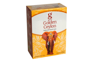 Чай чорний байховий листовий Golden Ceylon G'tea! к/у 100г