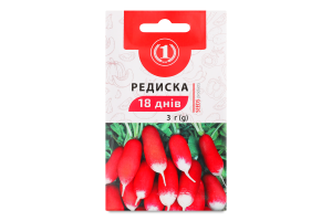Насіння Редиска 18днів 3г ТМ "1"