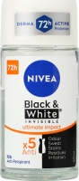 Антиперспирант Ultimate impact Черное и белое Невидимый Nivea 50мл