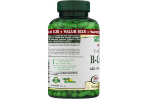 Nature's Bounty B-Complex Time Released Vitamin Supplement Tablets - 350 CT