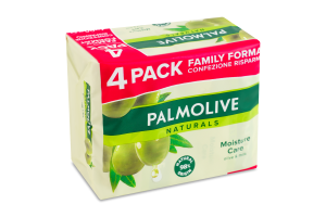 Мыло твердое Оливка и молочко Moisture care Naturals Palmolive 4х90г