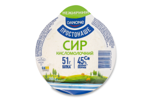 Творог нежирный Простонаше в/у 300г