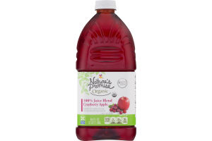 Nature's Promise Organic 100% Juice Blend Cranberry Apple