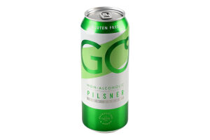 Пиво б/а Svyturys GO Pils. 0,5% 0,5л з/б