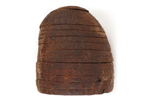 Хліб половинка в нарізці житній подовий Фірмовий Надзбруччя хліб м/у 450г