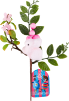 Прикраса Зайчик на гілці декоративна 958418