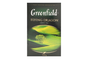 Чай зелений байховий листовий Flying Dragon Greenfield к/у 100г