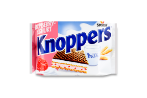 Вафлі Knoppers йогурт-малина