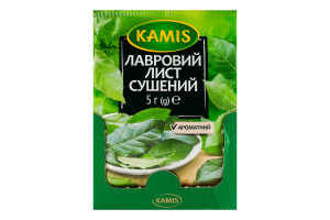 Лист лавровий сушений Kamis м/у 5г