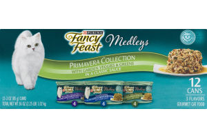 Purina Fancy Feast Medleys Gourmet Cat Food Primavera Collection - 12 CT