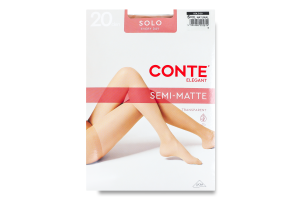Колготки жіночі Conte elegant Solo 20den 5 natural