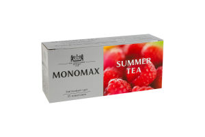 Бленд чая измельченного цветочного каркаде с ягодами и ароматом малины Summer Tea Monomax к/у 25х2г