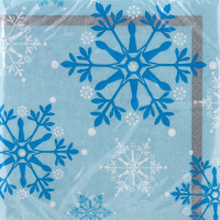 Smart Living Snowflake Swirls Napkins - 16 CT