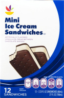 Ahold Mini Ice Cream Sandwiches - 12 CT