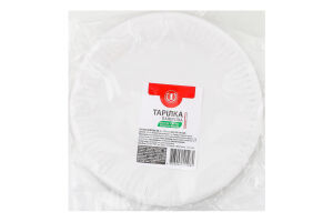Тарелка бумажная d185мм ТМ "1" 6шт