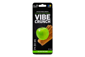 Чипсы из яблок хрустящие Vibe crunch Be healthy food лоток 50г