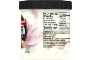 Ahold Gelato White Chocolate Raspberry