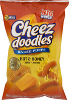 Wise Cheez Doodles Baked Puffs Hot & Honey