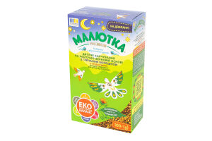 Харчування дитяче д/дітей від 4міс на молочно-зерновій основі з пребіотиком З гречаним борошном Малютка Premium к/у 300г