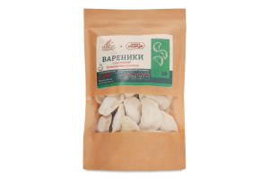 Вареники заморожені з картоплею та смаженим беконом Закрома д/п 500г