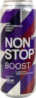 Напій енергетичний безалкогольний сильногазований Boost Non Stop з/б 500мл