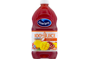 Ocean Spray 100% Juice No Sugar Added Cranberry Mango