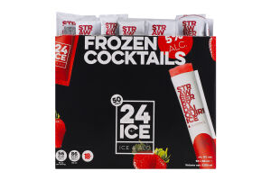 Коктейль слабоалкогольный 65мл 5% замороженный Клубничный дайкири 24 Ice м/у