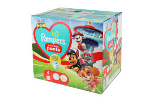 Подгузники-трусики для детей 9-15кг 4 Paw Patrol Pants Pampers 72шт