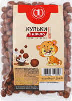 Завтраки готовые Кольца с какао ТМ "1" м/у 75г