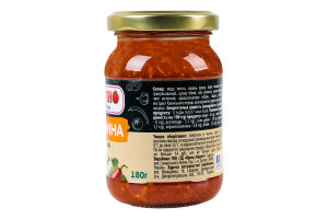 Соус гострий з томатами та часником Хріновина Томатіно с/б 180г