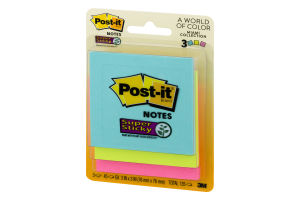 Post-it Notes Super Sticky - 3 PK