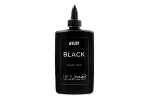 Клей ПВА Black з ковпачком-дозатором 200мл ZiBi