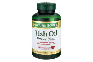 Nature's Bounty Fish Oil 1200mg Dietary Supplement Softgels - 120 CT