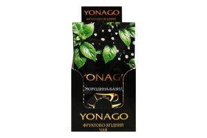 Напій фруктово-ягідний вітамінний Смородина-базилік Yonago м/у 50г
