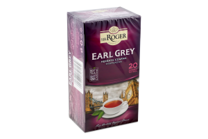 Чай черный Earl Grey Sir Roger к/у 20х1.5г