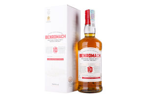 Виски 0.7л 43% шотландский односолодовый 10YO Benromach к/у