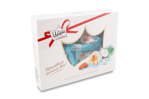 Цукерки Королівський шарм з цілим мигдалем та кокосовим кремом 185г АВК