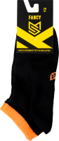 Шкарпетки MovementStandard Fancy №MS M0305S 49 38-41 чорний-помаранчевий