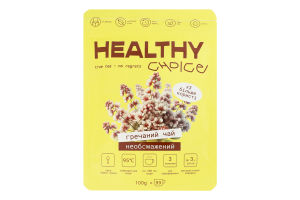 Чай гречаний необсмажений гранульований Ку Цяо Healthy Choice д/п 100г