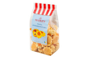 Печиво пісочне здобне Ромашковий цвіт декороване повидлом з смаком абрикосу 160г La Madlen