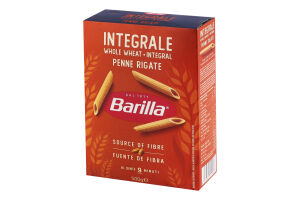 Макарони цільнозернові Penne Rigate Barilla к/у 500г
